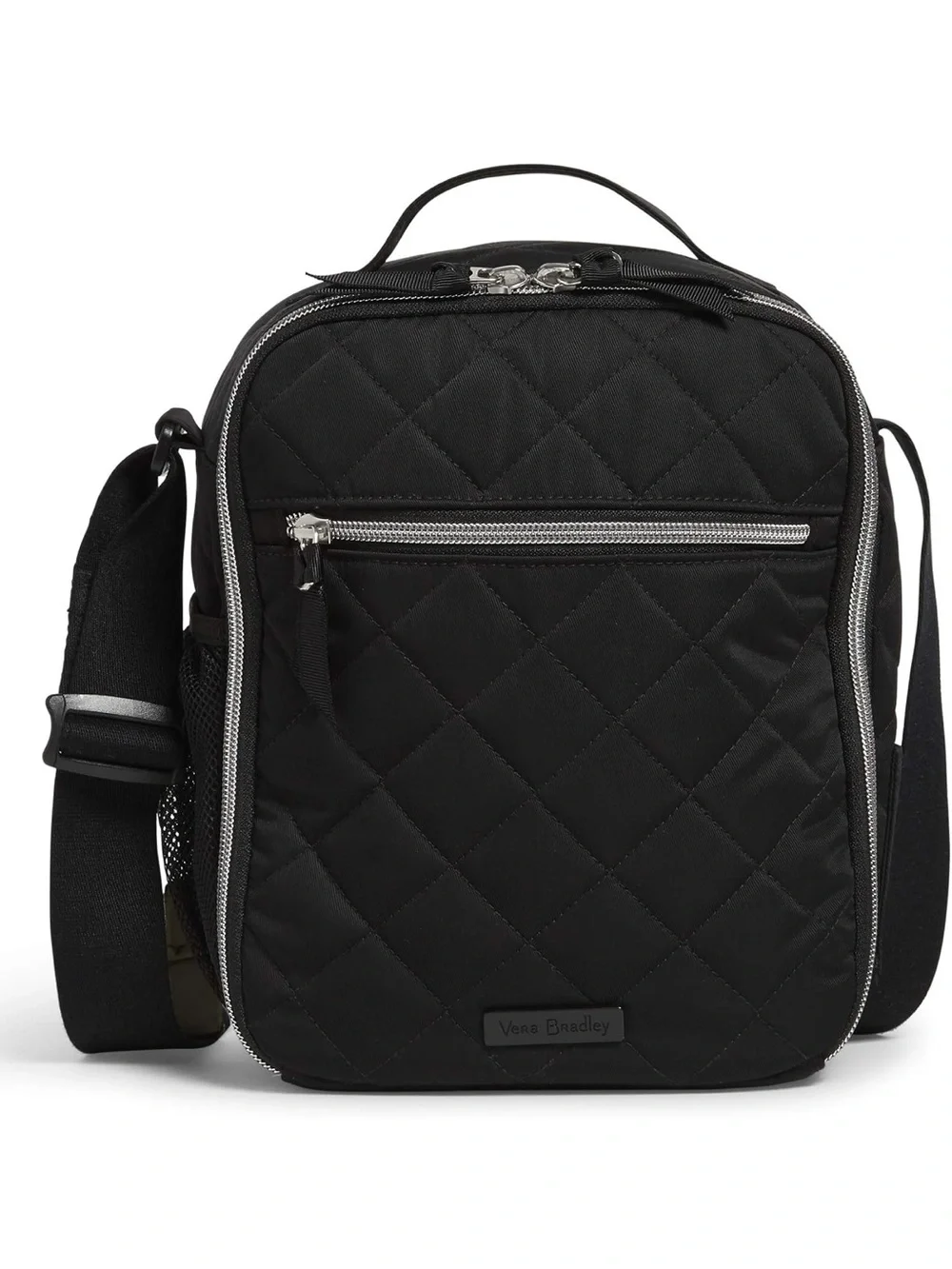 Vera Bradley Performance Twill Deluxe Lunch Bunch Lunch Bag Black shoulder Strap